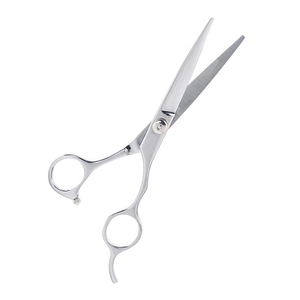 2026 Professional Beauty Barber <b>Scissors</b> Straight Stainless Steel Plastic Handle 6 Inch Right-<b>Handed</b> Thinning <b>Scissors</b> Sharp - Product Image 1