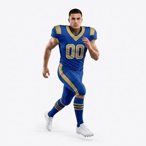 Custom Team Graphic American Football Uniform Sublimation Print Matching Outfit 100% Polyester <b>Material</b> - Product Image 5