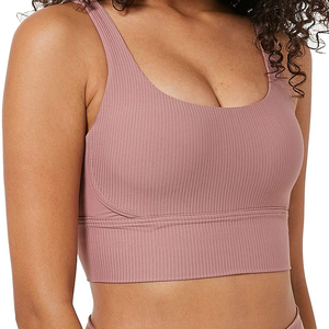 Sujetador Deportivo Ligero Sin Costuras de Soporte Medio para Mujer, Alta Calidad, Tallas Grandes, Secado Rápido, Transpirable, Elástico en Cuatro Direcciones - Product Image 5