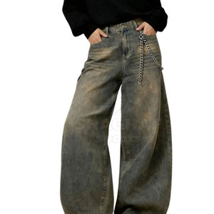 Pantalones Holgados de Tela Suave, Estilo Casual para Uso Diario, Cómodos - Product Image 5