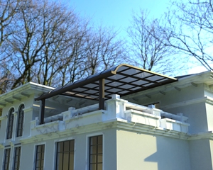 Copertura <span class=keywords><strong>per</strong></span> Patio <span class=keywords><strong>in</strong></span> Lega di Alluminio con Tetto <span class=keywords><strong>in</strong></span> <span class=keywords><strong>Policarbonato</strong></span> <span class=keywords><strong>per</strong></span> Terrazza, Veranda e Giardino - Product Image 6