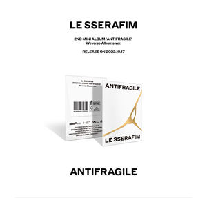 LE SSERAFIM - [ ANTIFRAGILE ] 2ème mini-album (version WEVERSE) Album KPOP le plus vendu en Corée - Product Image 3