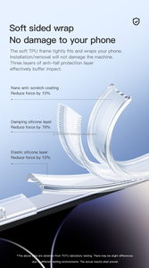 Coque de téléphone TOTU Crystal Clear TPU + PC avec revêtement anti-jaunissement et protection antichoc pour la série 15 - Product Image 5