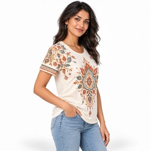 Camiseta para Mujer con Material Cómodo, Ligero y de Alto Rendimiento, Ajuste Flexible para un Estilo Casual Moderno y Uso Diario - Product Image 5