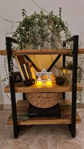 Lampe commémorative Judica, meilleur cadeau souvenir, sculpture de foi moderne pliable, croix, étoile de David, métal blanc, écologique et pliable - Product Image 4