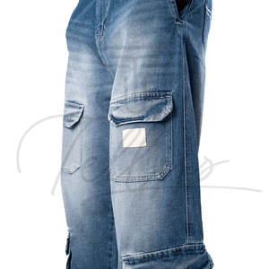 Pantalon baggy décontracté pour homme avec fermeture éclair, style streetwear populaire, collection 2026, vente en gros - Product Image 4