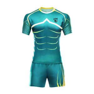 ชุดฟุตบอล ชุดรักบี้ ยี่ห้อ High Manufacturer รุ่นใหม่ล่าสุด ดีไซน์ทันสมัย ชุดรักบี้สำหรับเยาวชน - Product Image 1