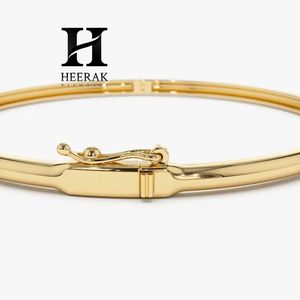Minimalist Pear Cut Diamond <b>Bangle</b> 14K 18K <b>Solid</b> White <b>Gold</b> Solitaire Lab Grown Diamond Bracelet IGI Certified Fine Jewelry - Product Image 2