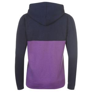 เสื้อฮู้ดซิปยาวสีดำชมพูสำหรับผู้หญิง สไตล์ลำลอง แขนยาว มีซับในสีตัดกันและเชือกผูก ขายส่ง - Product Image 6