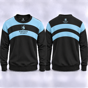 Sudadera de Lujo Personalizada con Cuello Redondo, Blanca, Extra Grande, 100% Algodón, Sudadera Lisa para Hombre, Cuello Redondo, Sudadera Sencilla - Product Image 1