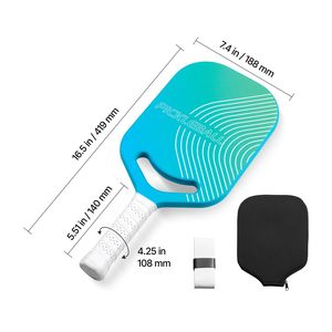 Pala de Pickleball Profesional con Núcleo de Fibra de Carbono T700 Aero Throat Honeycomb para Mayor Rendimiento - Equipo - Product Image 4