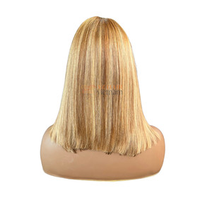 Pelucas de Cabello Humano Vietnamita de Alta Calidad, Densidad Personalizada, Peluca con Frente de Encaje Suizo, Pelucas Lisas SDD para Mujeres Negras - Product Image 4