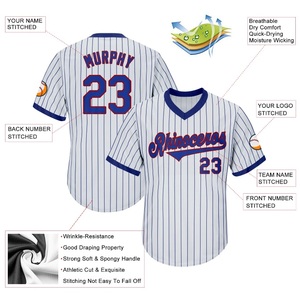 Uniforme de sport tendance Coupe élégante Tissu respirant Vêtements de sport Maillot de baseball à manches courtes Imprimé Durable - Product Image 4