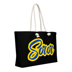 Sigma Gamma Rho Weekender <b>Bag</b> SGRHO Soror Pretty Poodles Black Travel Tote <b>Large</b> Capacity Overnight Gift <b>Beach</b> <b>Bag</b> Custom - Product Image 3