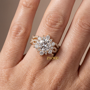 Anillo de Compromiso de Diamante Cultivado en Laboratorio de Primera Calidad, Engaste de Garra, Plata 925, 1.00-3.00 CT, Joyería Nupcial Radiante para Propuesta, Boda, Fiesta - Product Image 6