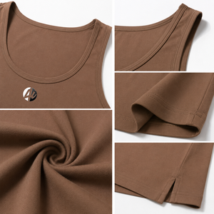 Reliable stitching supports repeated use and Man Tank <b>Top</b> with cool airflow for summer <b>walks</b> and sports practice daily wear - Product Image 5