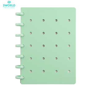 Cuaderno Creativo OEM con Hojas Sueltas Tipo Hongo, Encuadernación de Disco, Recargable, PP, 160 Páginas, Horizontal, Estilo DIY Charm - Product Image 3