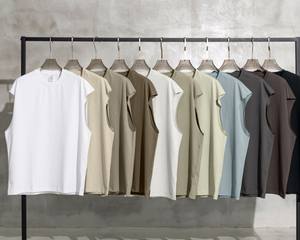 Camisetas Deportivas de Verano para Hombre, Personalizadas, de Alta Calidad, 100% Algodón, 300g, Corte Holgado, Sin Mangas, en Oferta - Product Image 1