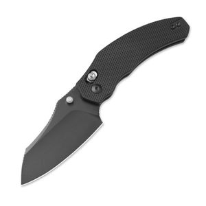 Couteaux pliants professionnels avec lame unie, manche texturé et design compact pour le camping et les voyages - Product Image 6