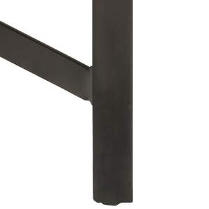 Tavolo da Bar in Legno di Mango Grezzo Marrone e Nero con Struttura in Ferro Verniciato a Polvere, Design Moderno Unico - Product Image 6