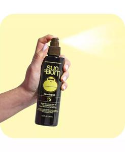 Olio abbronzante Premium SPF 15, 8,5 oz. | Barbone da sole - Product Image 4