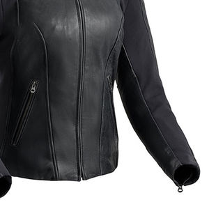 Sports Fashion Customized Motorcycle Women Leather Jacket Soft Fabric Motorcycle Leather Jacket Fashion Leather Jacket - Product Image 4