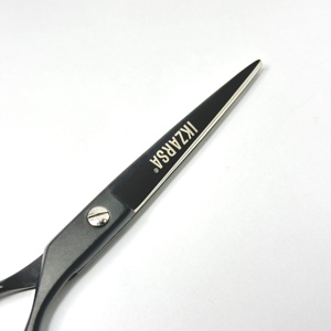 Ciseaux de coiffure professionnels en papier noir de haute qualité, design ultra-affûté, pour une coupe de précision, personnalisez votre style. - Product Image 4