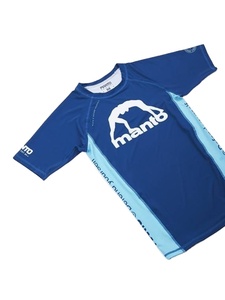 Camiseta de compresión unisex con logotipo personalizado Rashguard BJJ No Gi Jiu Jitsu MMA con protección UV de longitud larga - Product Image 6