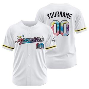 เสื้อเบสบอลพิมพ์ลายขายดีรุ่นใหม่สำหรับทีมชาย เสื้อเบสบอลและซอฟต์บอลลดราคาสุดคุ้ม - Product Image 4