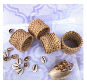 Anillos de servilleta de ratán tejidos a mano para otoño, perfectos para decoración de mesa, hechos a mano, personalizables en color y diseño. - Product Image 3