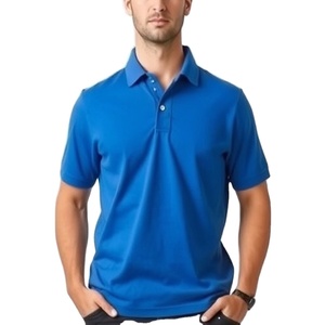 Camisa Polo de Manga Corta para Hombre, Tejido de Tela, Color Sólido, Cuello con Botones, Corte Regular, Ropa Casual - Product Image 5