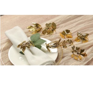 Accesorios para Vajilla de Boda, Centro de Mesa, Porta Servilletas con Acabado Negro, Decoración para Cenas, Porta Pañales - Product Image 6
