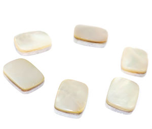 Pierre précieuse naturelle en nacre, forme coussin, 12x20mm, pierre non montée pour la fabrication de bijoux, vente en gros, en vrac - Product Image 2