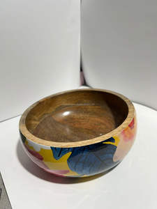 Handmade Polished Ceramic Enamel-Coated Salad Bowl Stylish Eco-Friendly Disposable 4-Piece Party <b>Dinnerware</b> Europe Style Home - Product Image 3