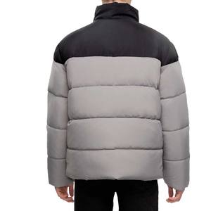 Blousons matelassés pour hommes de haute qualité, fermeture éclair intégrale, poches latérales, vêtements d'extérieur, blousons d'hiver élégants pour hommes, col montant - Product Image 3