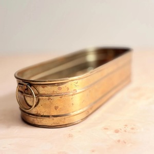 ILAHI's Eco-Friendly <b>Brass</b> Hammered Modern Customized Flower <b>Pot</b> Indoor Home Decoration - Product Image 3