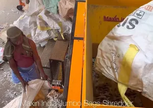 Broyeur de déchets de grande capacité à haute productivité, machine à broyer le plastique à double arbre, 1000 kg/h - Product Image 3