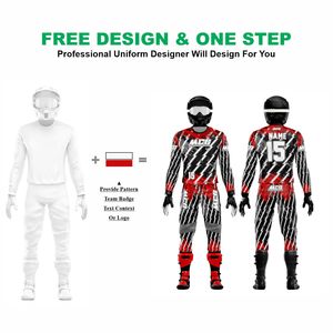 New Vintage Design Sublimation Printing MX Racing Jersey Pants High Quality Nylon Polyester Fabric Men's Motocross Riding Suit - Product Image 2