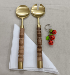 Ensemble de saladiers en laiton, poignées décorées d'animaux et d'insectes, finition polie miroir, dernières nouveautés, pour la vente en gros - Product Image 5