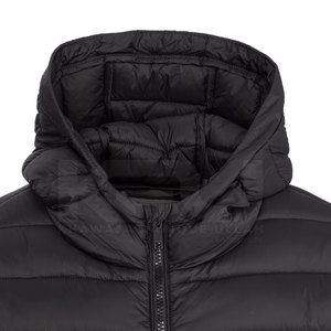 Stylish Hooded <b>Men</b> Bubble Winter <b>Jacket</b> Windproof & Breathable Front Logo for Everyday Wear and <b>Light</b> Outdoor Activities - Product Image 3