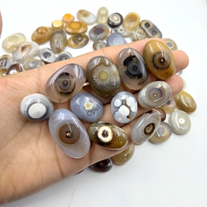 High Quality Natural Sulemani Eye Agate Cabochon Loose Stone For Jewelry Making Bulk Agate Cabochon Sulemani <b>Aqeeq</b> <b>Ring</b> Size - Product Image 2