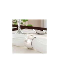 Anneau de serviette en métal Prestige, conçu pour une présentation haut de gamme de la table, avec des détails artistiques. - Product Image 1