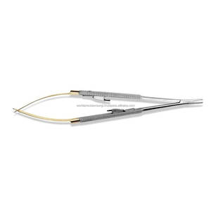 Kit de micro-chirurgie de précision mondiale 3 pièces : Ciseaux, porte-aiguille et forceps de ligature - Acier inoxydable, manuel, usage clinique - Product Image 5
