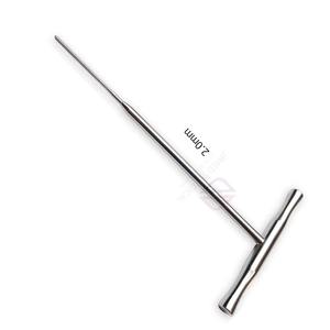 ที่เจาะกระดูกแบบด้ามจับรูปตัว T ขนาด 2.0 มม. สำหรับศัลยกรรมกระดูก |   เครื่องมือผ่าตัดสัตว์แบบใช้มือทำจากสแตนเลส - Product Image 6