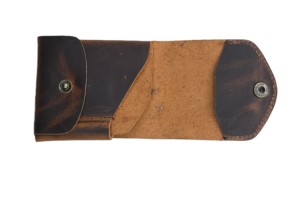 <span class=keywords><strong>Portafoglio</strong></span> Lungo Vintage in Vera Pelle con Chiusura <span class=keywords><strong>a</strong></span> Bottone, Fatto <span class=keywords><strong>a</strong></span> Mano, Fodera in Camoscio, Decorato con Bottoni - Product Image 5