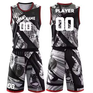 Tenues de sport en gros en tissu haute performance pour équipes de basketball, faible MOQ, directement de l'usine - Product Image 6