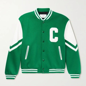 เสื้อแจ็คเก็ตบอมเบอร์ไนลอนลำลองสำหรับผู้ชายปักลาย Zeta Phi Beta Sorority สำหรับฤดูหนาว |   ZPB Soror ผ้าแคนวาสปักลาย คอตั้งด้านหน้า - Product Image 1