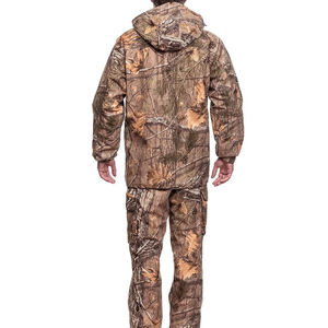 Combinaison de chasse camouflage OEM à manches longues avec capuche et fermeture éclair, ensemble veste et pantalon pour hommes - Product Image 2