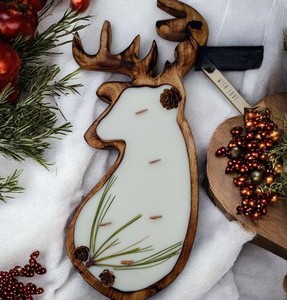 Bol à bougie en bois motif lapin mignon pour la maison, les mariages, Pâques et les fêtes – Nouveau récipient à bougie en pâte pour table, restaurants et cafés - Product Image 2