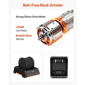 Kit de polissage de pierres de 1 lb, 4 vitesses, minuterie de 1 à 9 jours, moteur à entraînement direct, fonctionnement silencieux, polisseuse de pierres pour le polissage de pierres, pour le quartz rose - Product Image 2